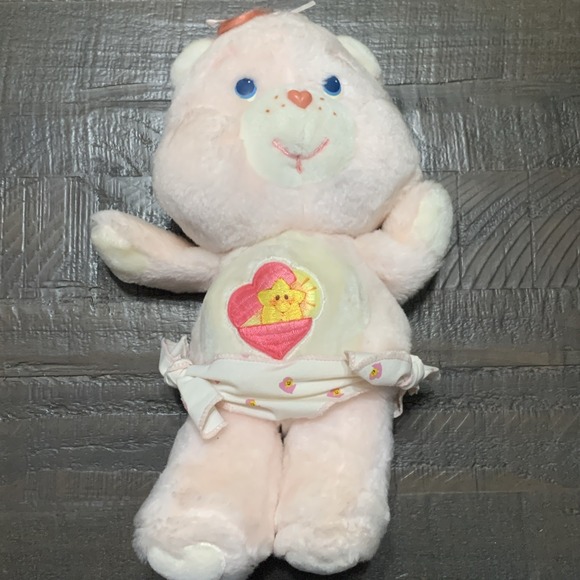 Kenner Other - Vintage 1983 Kenner Care Bear Baby Hugs 11" Plush Stuffed Toy Animal with Diaper
